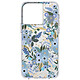 Case mate Coque MagSafe pour iPhone 15 Pro Max Motif Fleurs Garden Party Bleu Coque Magsafe Bleu Pâle en Polycarbonate, iPhone 15 Pro Max