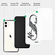 Acheter Evetane Coque iPhone 11 Coque Soft Touch Glossy Love Life Design