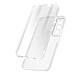 Avizar Coque pour Samsung Galaxy S22 Plus Intégrale Arrière Rigide Transparent et Avant Souple  Transparent Coque de protection 360° spécialement conçue pour votre Samsung Galaxy S22 Plus