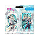 Hatsune Miku - Pack 2 pin's Set D Pack de 2 pin's Hatsune Miku Set D.