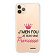 Evetane Coque iPhone 11 Pro 360 intégrale transparente Motif Je suis une princesse Tendance Coque iPhone 11 Pro 360 intégrale transparente Je suis une princesse Tendance