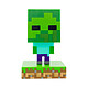 Minecraft - Veilleuse 3D Icon Zombie Veilleuse 3D Minecraft, modèle Icon Zombie.