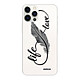 Evetane Coque iPhone 12/12 Pro silicone transparente Motif Love Life ultra resistant Coque iPhone 12/12 Pro silicone transparente Love Life ultra resistant Protection housse Motif Ecriture Tendance