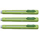 PENTEL Stylo gomme CLIC ERASER, Corps Vert Clair x 3 Gomme