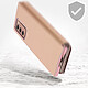 Avizar Coque pour Samsung Z Fold 2 Clapet Miroir Translucide Ultra-fin Rose gold pas cher