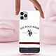 Avis U.S Polo Coque pour iPhone 11 Pro Tricolor Stripes Antichoc Blanc