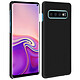 Avizar Coque Samsung Galaxy S10 Antichoc Rigide Soft Touch Résistant Noir Mat Coque de protection spécialement conçue pour le Samsung Galaxy S10