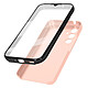 Avizar Coque Intégrale pour Samsung Galaxy A54 5G Arrière Rigide Rose et Avant Souple Transparent - Coque de protection 360° spécialement conçue pour votre Samsung Galaxy A54 5G