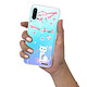 Evetane Coque Huawei P30 Lite/ P30 Lite XL 360 intégrale transparente Motif Chat et Fleurs Tendance pas cher