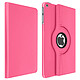 Avizar Étui Fonction Support Rotatif 360° Housse rose iPad 5 / 6 / Air - Support orientable à 360° pour positionner votre tablette en fonction de vos besoins.