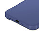 Avizar Coque pour iPhone 16 Pro Silicone Finition Mate Soft Touch Bleu Nuit pas cher