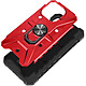 Avizar Coque Bague pour iPhone 15 Plus Bumper Antichoc  Rouge pas cher