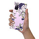 LaCoqueFrançaise Coque Samsung Galaxy S20 FE Silicone antichocs Solides coins renforcés  transparente Motif Pivoines Violettes pas cher