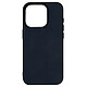 Avizar Coque pour iPhone 15 Pro Effet Cuir Vintage Hybride  Bleu Nuit Une coque de protection hybride en polycarbonate et silicone bleu nuit pour votre iPhone 15 Pro