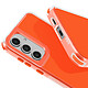 Acheter Avizar Coque pour Samsung Galaxy S24 FE Coins Antichoc Bumper Orange