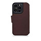 Decoded Folio en cuir pour iPhone 14 Plus Marron - Folio en cuir