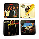 AC/DC - Pack 4 sous-verres AC/DC Pack de 4 sous-verres AC/DC.