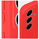 Avizar Coque pour Samsung Galaxy S23 FE Semi-rigide Soft-touch Fast Cover Rouge pas cher