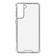 Avizar Coque Samsung Galaxy S21 Flexible Antichoc Coins Bumper Transparent Coque de protection spécialement conçue pour Samsung Galaxy S21