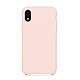 Evetane Coque iPhone Xr Silicone Liquide Douce rose pâle transparente Motif Coque iPhone Xr Silicone Liquide Douce rose pâle Transparente