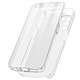 Avizar Coque Oppo Reno 5 5G et Find X3 Lite Arrière Rigide et Avant Souple Transparent Arrière rigide en polycarbonate robuste, mettant le dos du mobile à l'abri des aléas