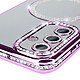 Avis Avizar Coque Diamant pour Samsung Galaxy A15 MagSafe Contour Strass Violet