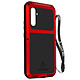 Love Mei Coque  pour Samsung S23 Intégrale Antichoc Antichute Etanche Rouge Coque blindée signée Love Mei pour protéger votre Samsung Galaxy S23, même dans les conditions les plus extrêmes