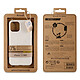 Muvit Coque pour iPhone 11 Pro Bambootek Antibactérienne Blanc pas cher