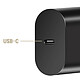 Acheter Mayaxess Chargeur Rapide pour iPhone 15 et iPhone 16 20W avec Câble USB-C Noir