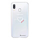 LaCoqueFrançaise Coque Samsung Galaxy A40 360 intégrale transparente Motif Coeur Blanc Amour Tendance Coque Samsung Galaxy A40 360 intégrale transparente Coeur Blanc Amour Tendance