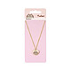 Acheter Pusheen - Pendentif et collier argent Pusheen Pink and Gold Heart