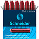 SCHNEIDER Cartouche d'encre rouge Boîte 6 x 10 Cartouche d'encre