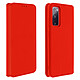 Avizar Housse Samsung Galaxy S20 FE Folio Portefeuille Fonction Support Rouge - Housse de protection intégrale spécialement conçue pour Samsung Galaxy S20 FE