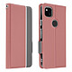 Avizar Etui pour Google Pixel 4A Housse Folio portefeuille Fonction support Rose Etui folio Rose en Eco-cuir, Google Pixel 4A