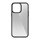 Spigen SGP Coque Spigen iPhone 14 Pro Max Dos Transparent Contour Noir mat Antichoc Série Ultra Hybrid Coque de protection pour Apple iPhone 14 Pro Max signée Spigen de la série Ultra Hybrid