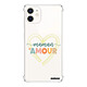 Evetane Coque iPhone 12 mini Silicone antichocs Solides coins renforcés  transparente Motif Maman d'amour Coque iPhone 12 mini Silicone antichocs Solides coins renforcés Protection Housse transparente Maman d'amour