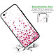 Avis Evetane Coque en verre trempé iPhone 6/6S Confettis De Coeur