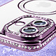 Avis Avizar Coque Diamant pour iiPhone 16 Plus Protection MagSafe Contour Strass Violet