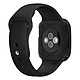 Avizar Coque Apple Watch 42 44 mm Protection Bumper Antichocs Silicone Flexible - Noir pas cher