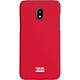 Color Block Coque pour Galaxy J2 2018 Rigide Rouge - Coque rigide au design tendance