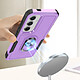 Acheter Avizar Coque Antichoc pour Samsung Galaxy S24 Anneau Support Violet