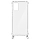 Avizar Coque Galaxy S20 Plus Anneau personnalisable avec bijou/Chaîne - Transparent Coque transparente conçu sur mesure pour Samsung Galaxy S20 Plus