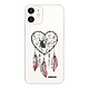 Evetane Coque iPhone 12 mini 360 intégrale transparente Motif Attrape coeur Tendance Coque iPhone 12 mini 360 intégrale transparente Attrape coeur Tendance