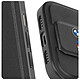 BMW Coque pour iPhone 15 Pro Simili Cuir Béquille Support Noir pas cher