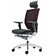 MTinternational Fauteuil Ergonomique 4X noir/bordeaux Le fauteuil ergonomique MTGA4X noir est totalement r&eacute;glable pour une utilisation intensive de plus de 8h par jour.