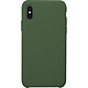 BigBen Connected Coque pour iPhone XS Max Rigide et Élégante en Silicone Soft Touch Vert Souple et anti-dérapante, permettant une excellente prise en main