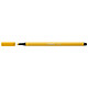 Avis STABILO Stylo feutre Dessin Pen 68, jaune curry x 10