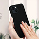 Acheter Avizar Coque iPhone 13 Silicone Semi-rigide Soft-touch noir