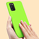 Acheter Avizar Coque Samsung Galaxy A02s Silicone Gel Souple Finition Soft Touch vert