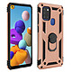 Avizar Coque Samsung Galaxy A21s Antichoc Bi-matière Bague Support Vidéo rose gold Coque de protection spécialement conçue pour Samsung Galaxy A21s.